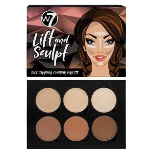 Палитра для лица W7 LIFT & SCULPT FACE SHAPING CONTOUR PALETTE