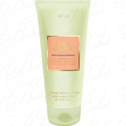 Лосьон для тела Maurer & Wirtz 4711 Acqua Colonia WHITE PEACH & CORIANDER b/lot 200ml