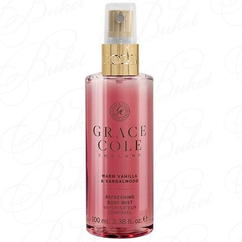 Спрей для тела Body Mist Warm Vanilla & Sandalwood с ароматом ванили и сандалового дерева 100ml