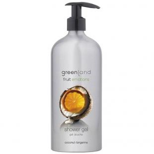 Гель для душа  с помпой GREENLAND FRUIT EMOTIONS SHOWER GEL Coconut & Tangerine/Кокос-Мандарин 600ml