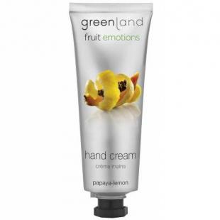 Крем для рук GREENLAND FRUIT EMOTIONS HAND CREAM Papaya & Lemon/Папайя-Лимон 75ml