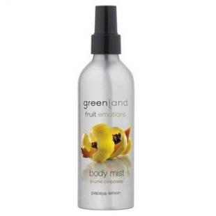 Спрей для тела GREENLAND FRUIT EMOTIONS BODY MIST Papaya & Lemon/Папайя-Лимон 200ml