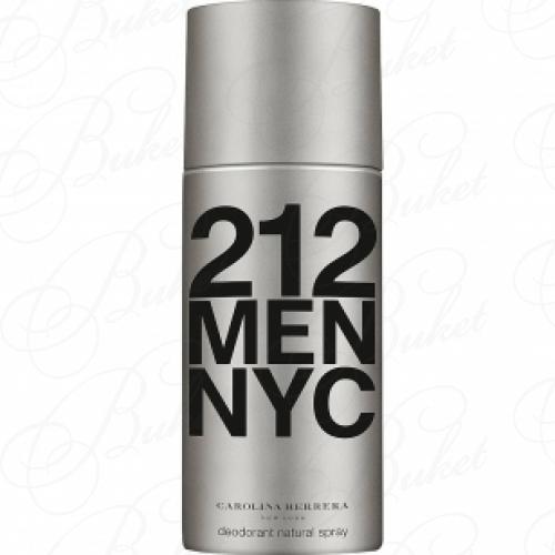 Дезодорант спрей Carolina Herrera 212 MEN deo 150ml