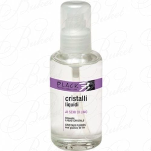 Кристаллы для волос Black Professional Line LIQUID CRYSTALS + LINSEEDS - TRASPARENT 100ml