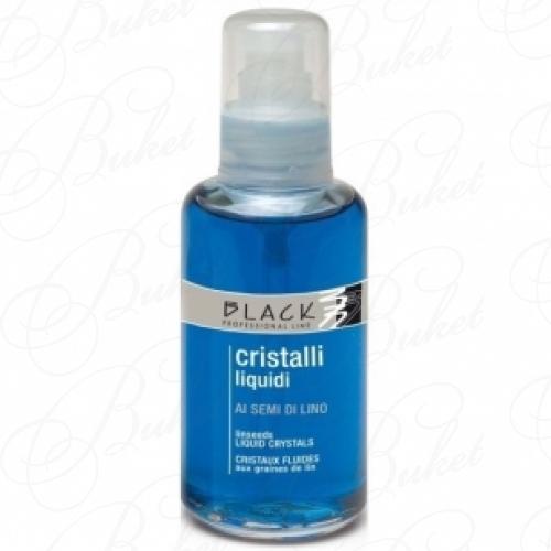 Кристаллы для волос Black Professional Line LIQUID CRYSTALS + LINSEEDS - BLUE 100ml