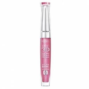 Блеск для губ BOURJOIS MAKE UP EFFET 3D BALM ACTION 8H №20 Rose Symphonic/Розовый сверкающий