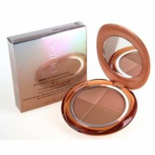 Палитра для лица PUPA MAKE UP 4SUN BRONZING POWDER №01 Rose harmony/Розовая гармония TESTER (прозрачная пластиковая упаковка без зеркала)