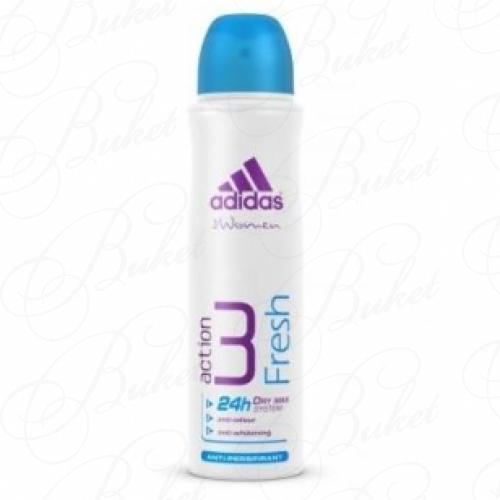 Дезодорант спрей Adidas ACTION 3 FRESH deo spray 150ml