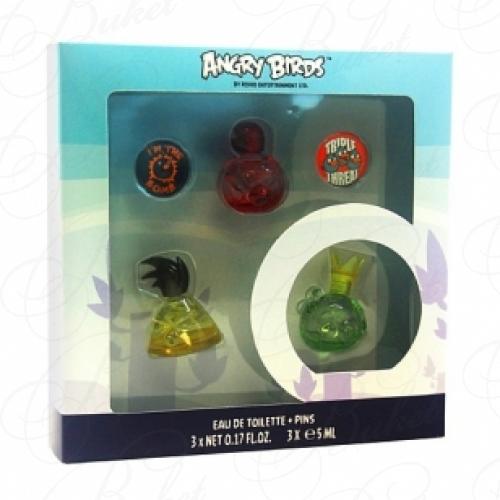 Air-Val International ANGRY BIRDS BOY SET (3шт*edt 5ml+2 больших значка)