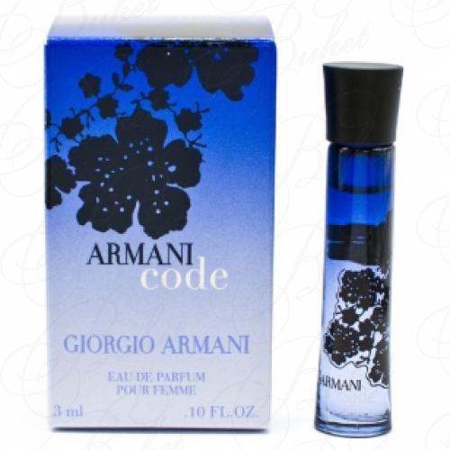 Миниатюры Armani ARMANI CODE POUR FEMME 3ml edp