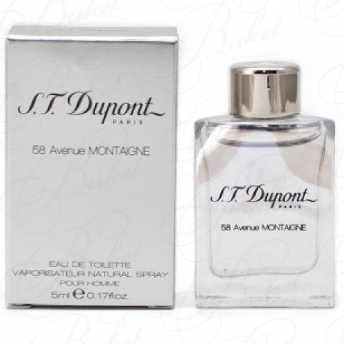 Миниатюры Dupont 58 AVENUE MONTAIGNE HOMME 5ml edt