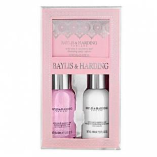 Набор BAYLIS&HARDING Wild Rose & Raspberry Leaf (гель для душа 100ml+лосьон для тела 100ml+ мыло для тела твердое 100g) Дикая роза