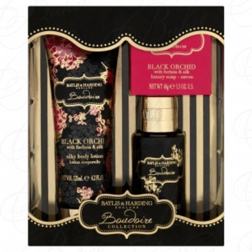 Набор BAYLIS&HARDING Boudoire Black Orchid c ароматом черной орхидеи и цветов лотоса