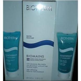 Набор BIOTHERM BIOMAINS (Крем для рук 100ml+скраб для тела 20ml+гель для душа 20ml)