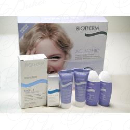 Набор BIOTHERM AQUATRIO BIOPUR (Средство для лица 50ml+гель для лица 2*20ml+лосьон для лица 2*30ml+флюид для лица 5ml)