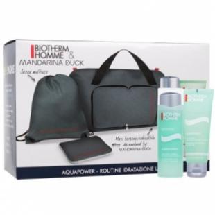 Набор BIOTHERM SKIN CARE HOMME AQUAPOWER (Гель для лица 75ml+Гель для душа 75ml+сумка)