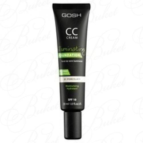 Тональный крем GOSH CC CREAM FOUNDATION №01 Porcelain