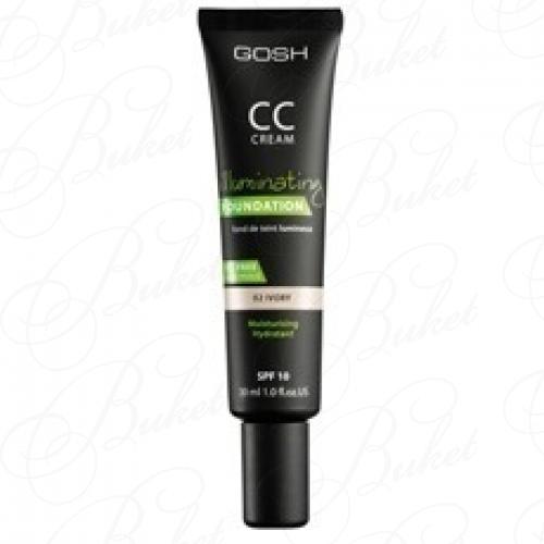 Тональный крем GOSH CC CREAM FOUNDATION №02 Ivory