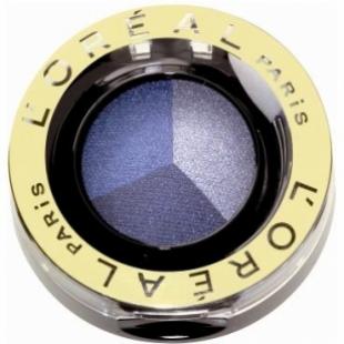 Тени для век L`OREAL MAKE UP COLOR APPEAL TRIO PRO №411 Stay Blue/Морская бездна