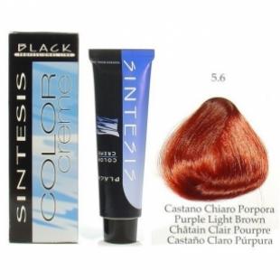 Крем-краска для волос Black Professional Line COLOR CREAM SINTESIS 5.6 Пурпурный светло-каштановый 100ml
