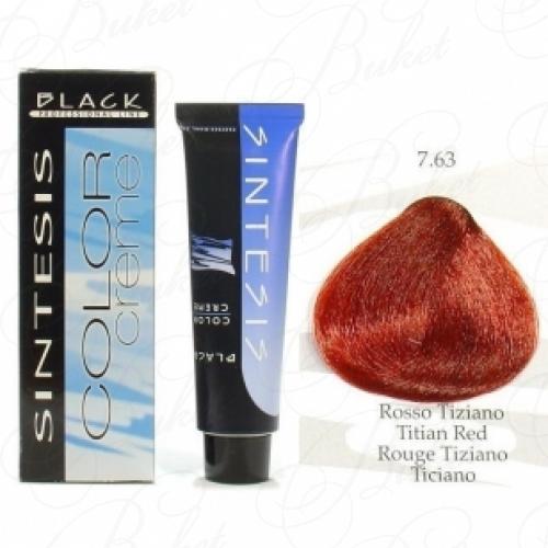 Крем-краска для волос Black Professional Line COLOR CREAM SINTESIS 7.63 Тициан 100ml