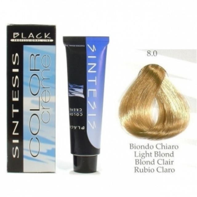 Краска для волос black professional line sintesis color creme палитра