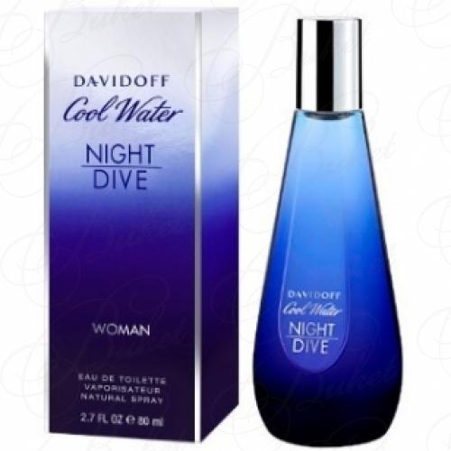 Тестер Davidoff COOL WATER NIGHT DIVE WOMAN 80ml edt TESTER