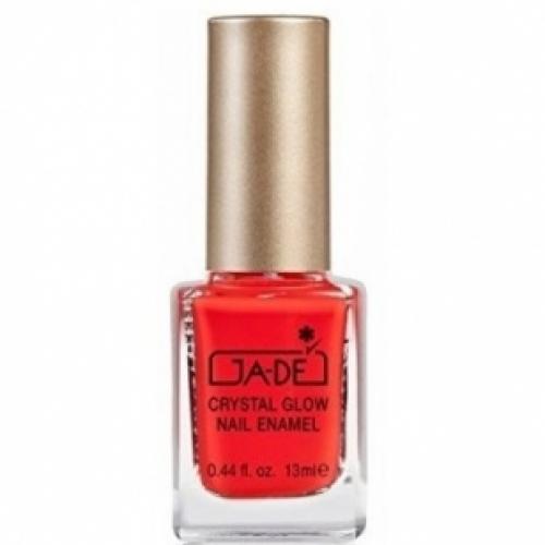Лак для ногтей JA-DE MAKE UP CRYSTALLIC GLOW NAIL ENAMEL №362 Coral Red