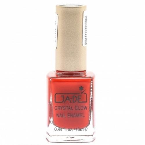Лак для ногтей JA-DE MAKE UP CRYSTALLIC GLOW NAIL ENAMEL №423 Ravishing Red