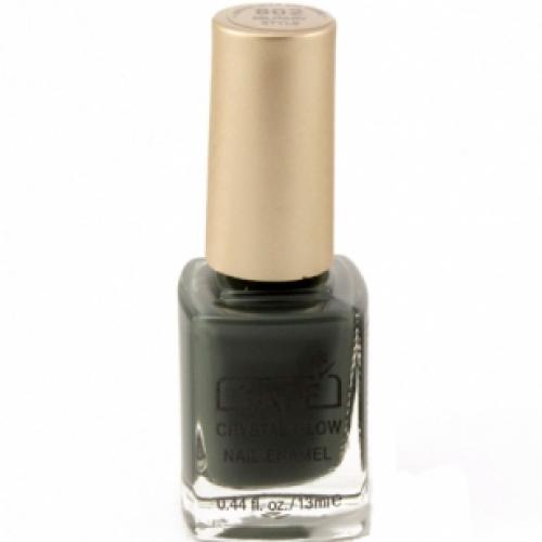 Лак для ногтей JA-DE MAKE UP CRYSTALLIC GLOW NAIL ENAMEL №802 Military Style
