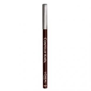 Карандаш для век L`OREAL MAKE UP CONTOUR KHOL №135 Iced Chestnut/Морозный каштан