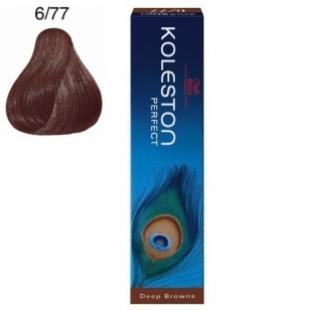 Крем-краска для волос WELLA PROFESSIONALS KOLESTON DEEP BROWNS тон 6/77 Кофе Со Сливками 60ml