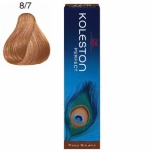 Крем-краска для волос WELLA PROFESSIONALS KOLESTON DEEP BROWNS тон 8/7 Светлый Блонд Коричневый 60ml