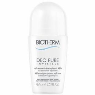 Дезодорант роликовый BIOTHERM SKIN CARE DEO PURE INVISIBLE 48H ROLL-ON 75ml