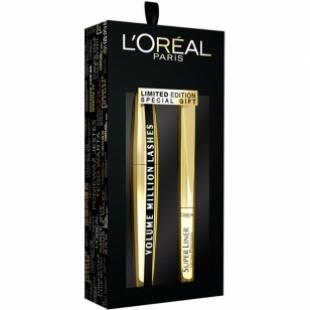 Набор L`OREAL MAKE UP SET DUO VOLUME MILLION LASHES + SUPER LINER Ultra Precision