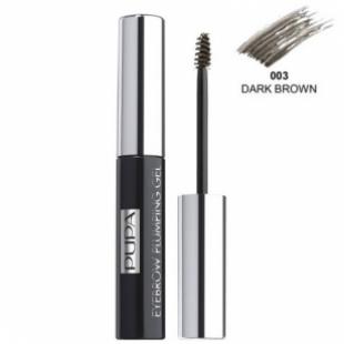 Гель для бровей PUPA MAKE UP EYEBROW PLUMPING GEL №03 Dark Brown/Темно-коричневый