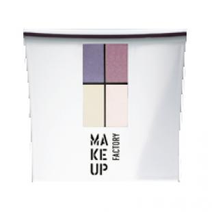 Набор MAKE UP FACTORY EYE COLOR №91 Smokey Plum/Pearly Mauve/Champagne/ Light Rose