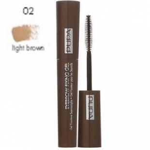 Гель для бровей PUPA EYEBROW FIXING GEL №02 Light Brown/Светло-коричневый TESTER (тестер без коробки)