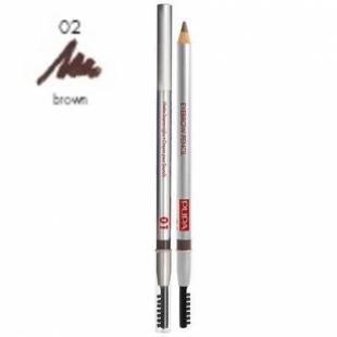 Карандаш для бровей PUPA MAKE UP EYEBROW PENCIL №02 Brown/Шатен TESTER (без растушевки)