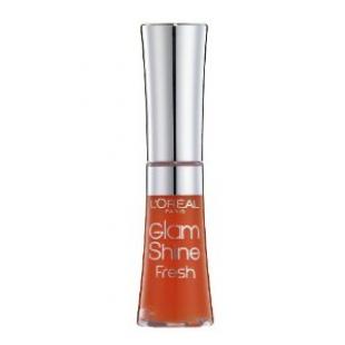 Блеск для губ L`OREAL MAKE UP GLAM SHINE FRESH №187  Aqua Mandarin