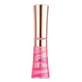 Блеск для губ L`OREAL MAKE UP GLAM SHINE MISS CANDY №701 Bubble Pink