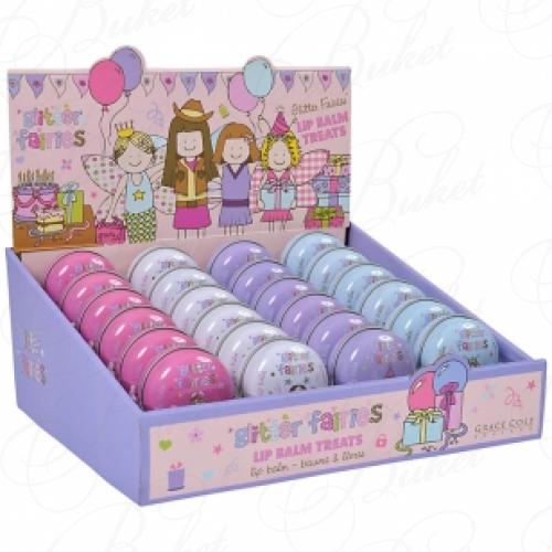 Бальзам для губ Glitter Fairies Lip Balm Treats голубой 12g 