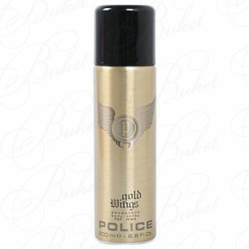 Дезодорант спрей Police GOLD WINGS MEN deo 200ml