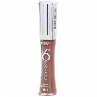 Блеск для губ L`OREAL MAKE UP GLAM SHINE 6H №303 Everlasting Beige/Перламутровый мед