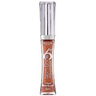 Блеск для губ L`OREAL MAKE UP GLAM SHINE 6H VOLUMIZER №306 Timelss Toffee