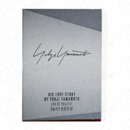 Пробники Yohji Yamamoto HIS LOVE STORY 2ml edt