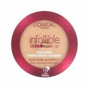 Пудра для лица L`OREAL MAKE UP INFAILLIBLE №115 Light Beige/Фарфоровый  