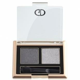 Тени для век JA-DE MAKE UP SOFT SATIN DUO №48 Dazzling Silver