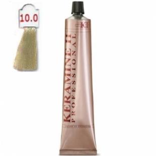 Крем-краска KERAMINE H PROFESSIONAL тон 10.0 Платиновый Блонд 100ml