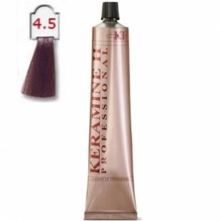 Крем-краска KERAMINE H PROFESSIONAL тон 4.5 Крансый Каштан 100ml